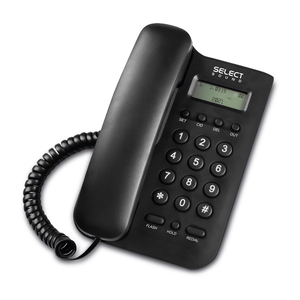 Teléfono Alámbrico Select Sound 8836 Negro Teléfono Alámbrico Select Sound 8836 Negro