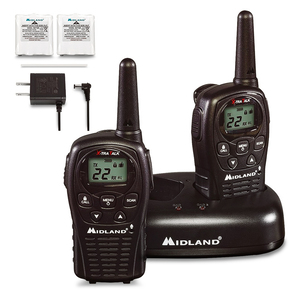 Walkie Talkie 38 km Midland LXT500VP3 Negro 2 piezas Walkie Talkie 38 km Midland LXT500VP3 Negro 2 piezas
