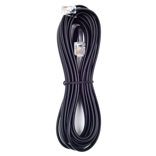 Cable Telefónico Master MC-TELEX4BK / Negro / 4 m