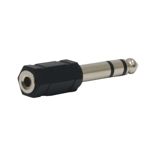 Adaptador para Audífonos General Electric 3.5 mm a 1/4 pulgada / Negro