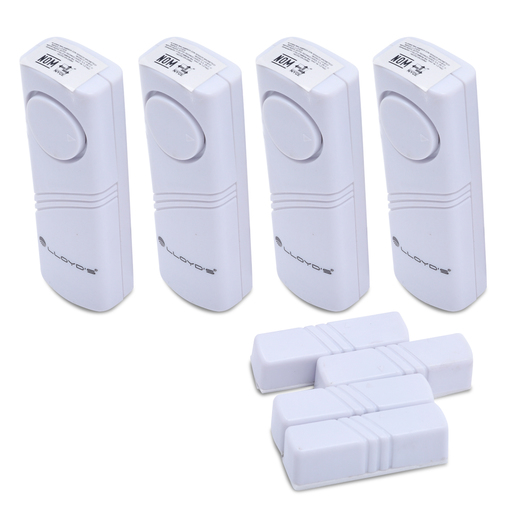 Kit de Alarmas de Sensor Magnético Lloyds LA-9012 / Blanco