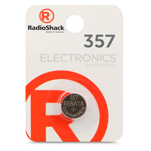 Pila para Reloj de Óxido de Plata 357 RadioShack