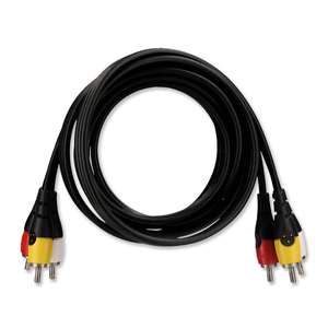 Cable RCA a RCA RadioShack / 1.82 m / Plástico / Negro Cable RCA a RCA RadioShack / 1.82 m / Plástico / Negro