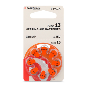 Batería Auditiva RadioShack 13 / Naranja / 8 piezas Batería Auditiva RadioShack 13 / Naranja / 8 piezas