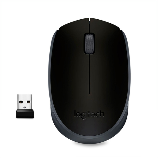 Mouse Inalámbrico Logitech M170 / Negro / USB