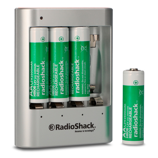 Cargador para Pilas Recargables RadioShack U421 Fast Charge / AAA y AA