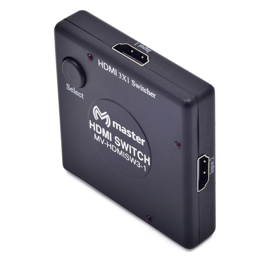 Switch HDMI Master MV-HDMISW3-1 / 3 puertos / Negro