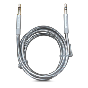 Cable Auxiliar 3.5 mm RadioShack 90 cm Plata Cable Auxiliar 3.5 mm RadioShack 90 cm Plata