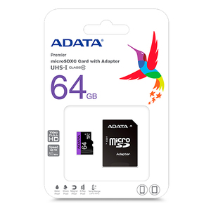 Tarjeta Micro SD Adata Premier Clase 10 64 gb