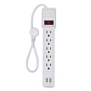 Supresor de Picos Multicontacto Koblenz 005333000 / 550 joules / 2 USB / 5 contactos / Blanco Supresor de Picos Multicontacto Koblenz 005333000 / 550 joules / 2 USB / 5 contactos / Blanco