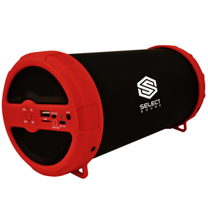 Bocina Bluetooth Select Sound BT228 / Negro con rojo