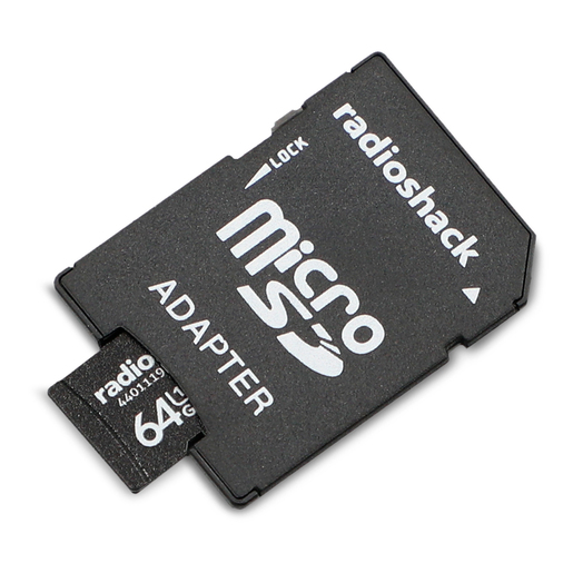 Tarjeta Micro SD Clase 10 RadioShack 64 gb