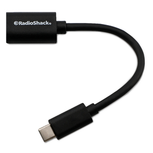 Adaptador Tipo C a USB RadioShack / Negro