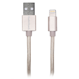 Cable USB a Lightning RadioShack / MFi / 1.8 m / Trenzado / Oro Cable USB a Lightning RadioShack / MFi / 1.8 m / Trenzado / Oro