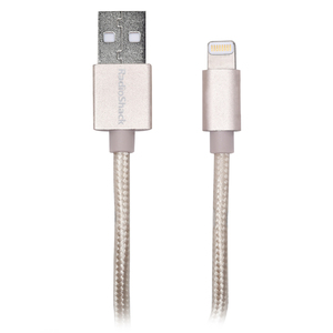 Cable USB a Lightning RadioShack / MFi / 1.8 m / Trenzado / Oro
