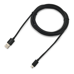 Cable USB a Micro USB RadioShack / 2.7 m / Plástico / Negro Cable USB a Micro USB RadioShack / 2.7 m / Plástico / Negro