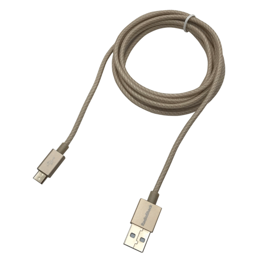 Cable USB a Micro USB RadioShack Abb / Oro / 1.8 m