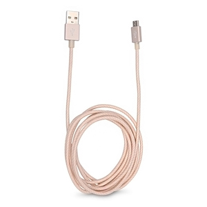 Cable USB a Micro USB RadioShack / 1.8 m / Trenzado / Oro Cable USB a Micro USB RadioShack / 1.8 m / Trenzado / Oro
