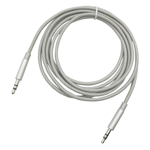 Cable Auxiliar 3.5 mm RadioShack Abb / Plata / 1.8 m