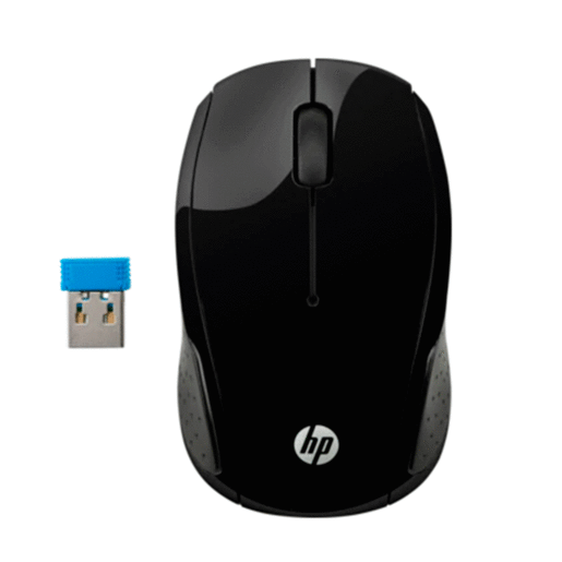 Mouse Inalámbrico Hp 200 / Negro / USB