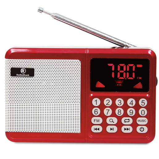 Radio Digital RadioShack B-938 / Rojo