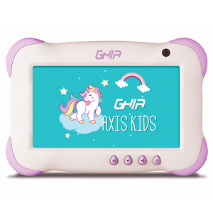 Tablet Ghia Axis Kids Notghia-220 / Blanco con rosa / 7 pulgadas