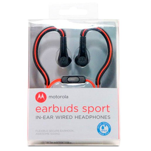 Audífonos Deportivos Motorola Sport / In ear / Naranja