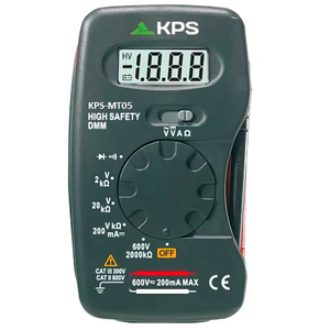 Multímetro Digital KPS MT05 / 600 V / Verde
