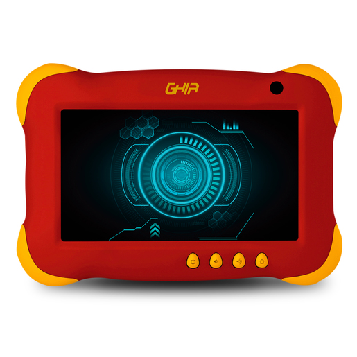 Tablet Ghia GTKIDS7 219 / Rojo con amarillo / 7 pulgadas
