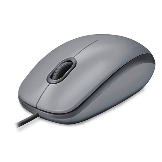 Mouse Alámbrico Logitech M110 Silent / Gris / USB