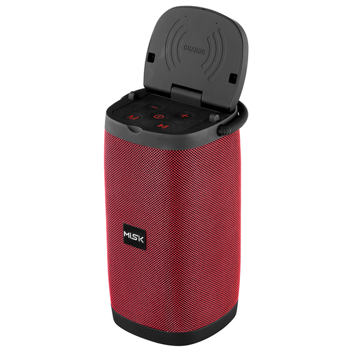 Bocina Bluetooth Misik Tube Qi MS266 / Rojo