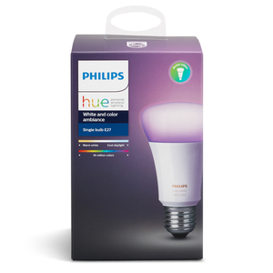 Foco Led Philips Smart Hue E26 A19 / Luz multicolor / 1 pieza