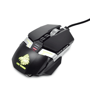 Mouse Gamer Alámbrico Eagle Warrior The Flash / Negro / USB