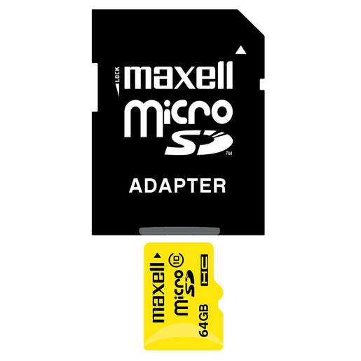 Tarjeta Micro SD Maxell Clase 10 / 64 gb