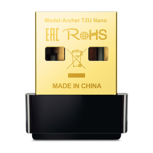 Adaptador WiFi Nano USB TP Link Archer T2U AC600 / Negro Adaptador WiFi Nano USB TP Link Archer T2U AC600 / Negro