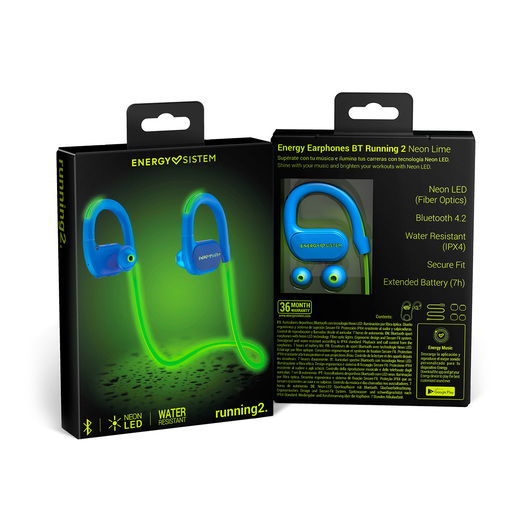 Audífonos Bluetooth Deportivos Energy Sistem Running 2 / In ear / Colores