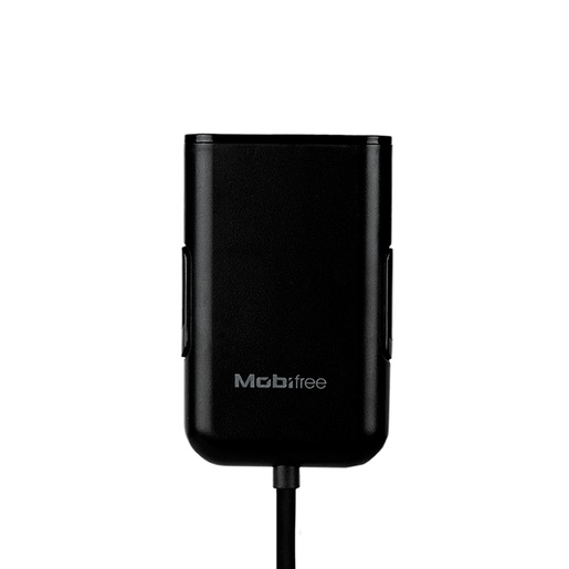 Cargador de Auto para Celular Mobifree MB-923316 / Negro / 4 USB