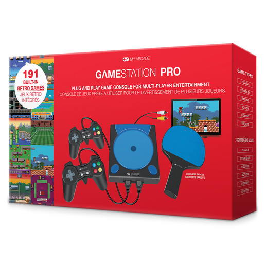 Consola My Arcade Gamestation Pro 191 juegos Negro con azul