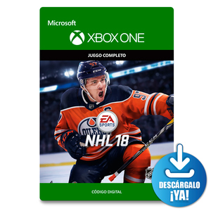 NHL 18 EA Sports / Juego digital / Xbox One / Descargable