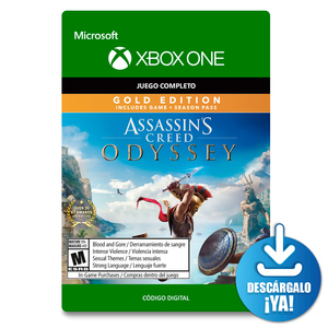 Assassins Creed Odyssey Gold Edition / Juego digital / Xbox One / Descargable Assassins Creed Odyssey Gold Edition / Juego digital / Xbox One / Descargable