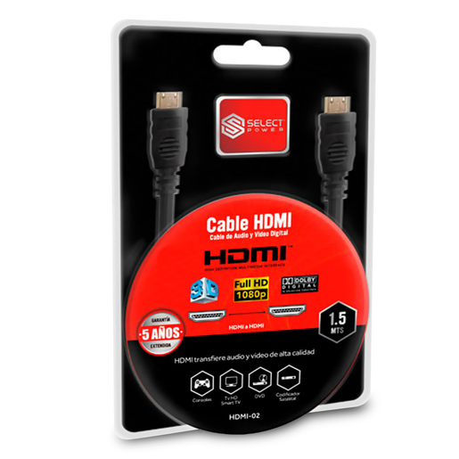 Cable HDMI Select Power / Negro / 1.5 m