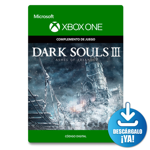 Dark Souls III Ashes of Ariandel / Complemento de juego digital / Xbox One / Descargable