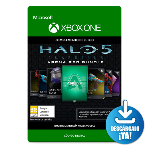 Halo 5 Guardians Arena REQ Bundle / Complemento de juego digital / Xbox One / Descargable