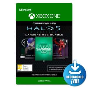 Halo 5 Guardians War Zone REQ Bundle / Complemento de juego digital / Xbox One / Descargable