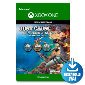 Just Cause 3 Season Pass / Pase de temporada digital / Xbox One / Descargable