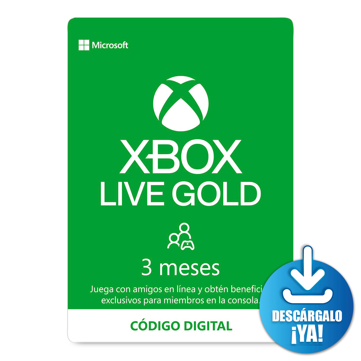 defecto compacto sustantivo Xbox Live Gold Suscripción 3 meses Xbox One Xbox 360 Descargable |  RadioShack México