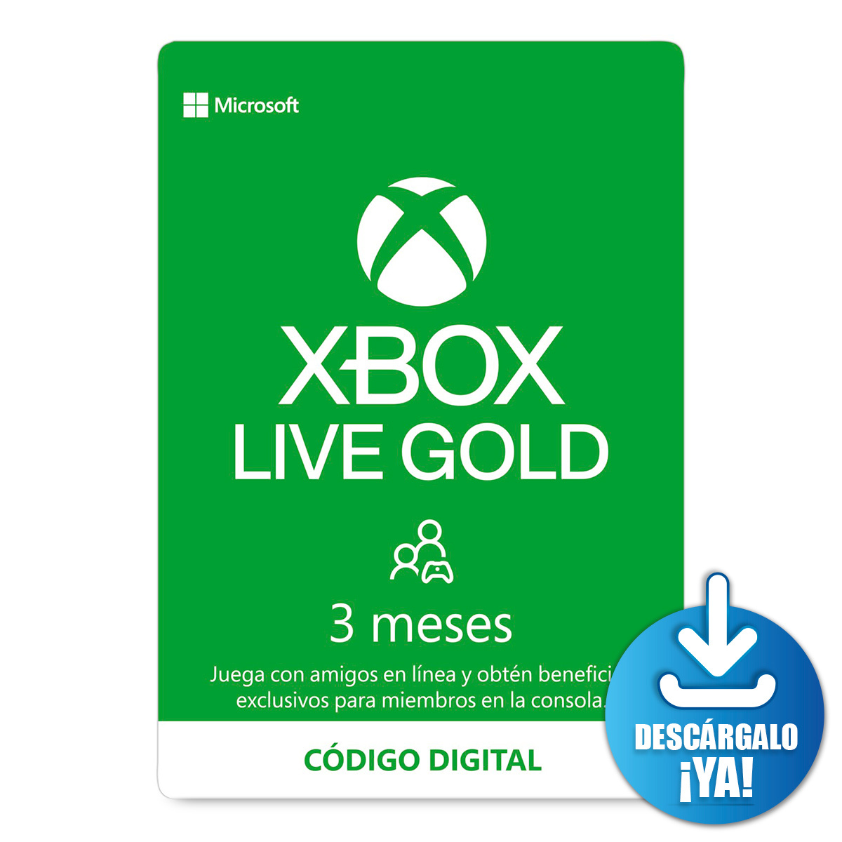 defecto compacto sustantivo Xbox Live Gold Suscripción 3 meses Xbox One Xbox 360 Descargable | RadioShack México defecto compacto sustantivo Xbox Live Gold Suscripción 3 meses Xbox One Xbox 360 Descargable | RadioShack México