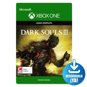 Dark Souls III / Juego digital / Xbox One / Descargable