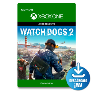 Watch Dogs 2 / Juego digital / Xbox One / Descargable