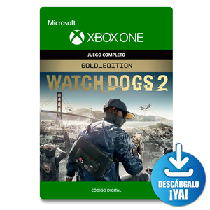 Watch Dogs 2 Gold Edition / Juego digital / Xbox One / Descargable